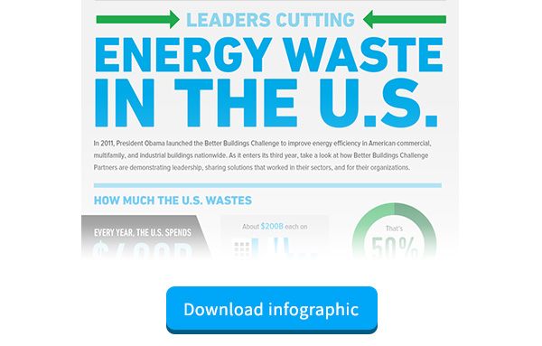 Energy Waste Infographic for Clean Tech Marketers